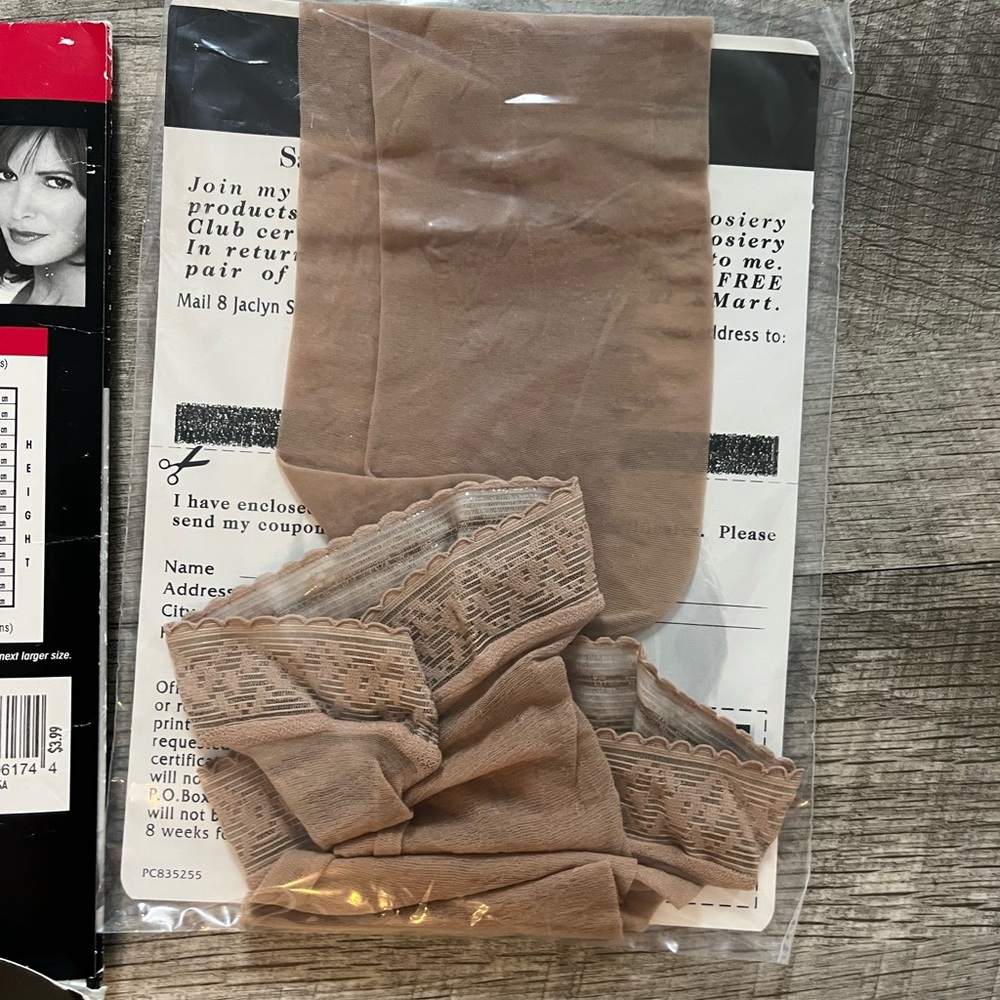 Beige, thigh, high stockings NWT